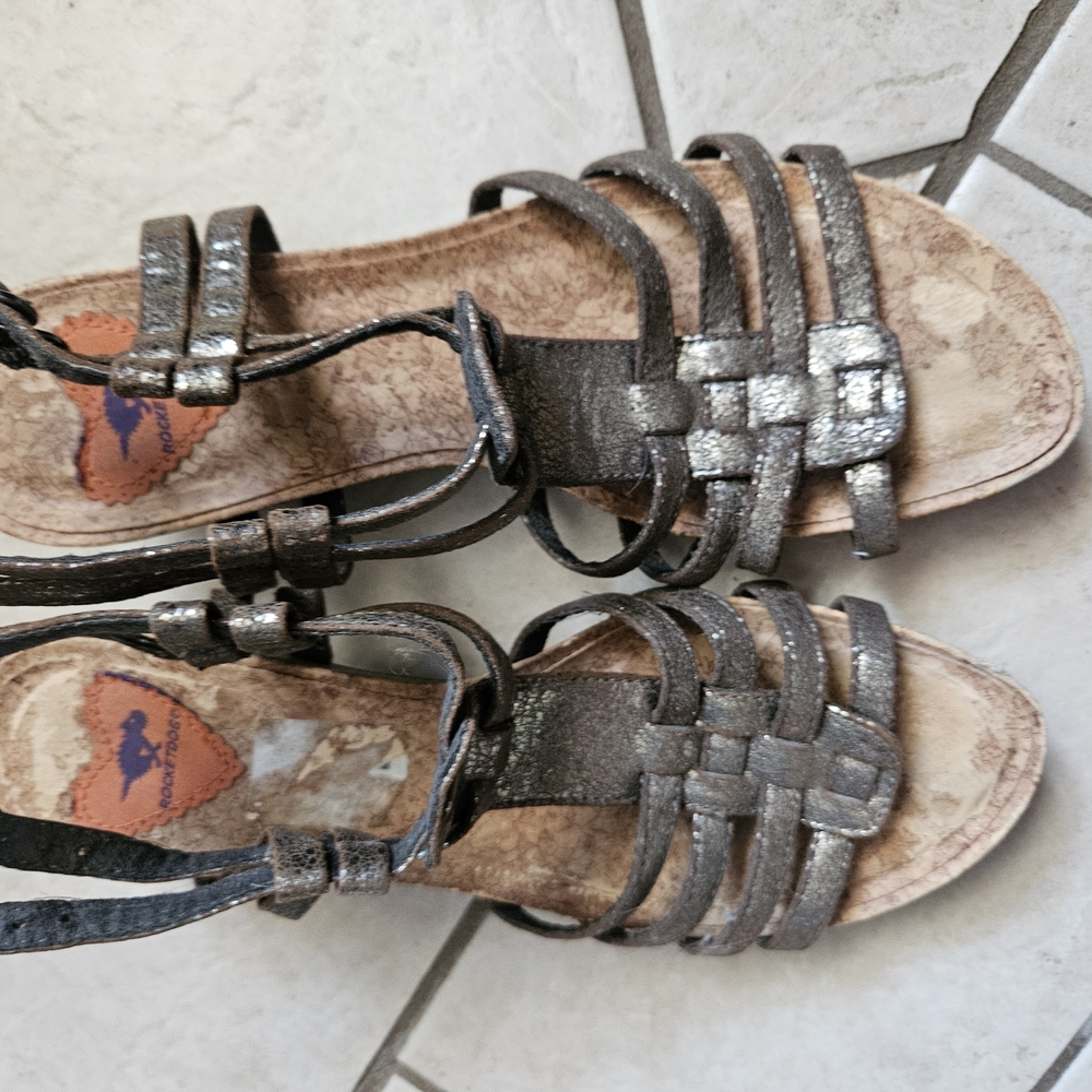 Rocket Dog Metallic Strappy Sandals
